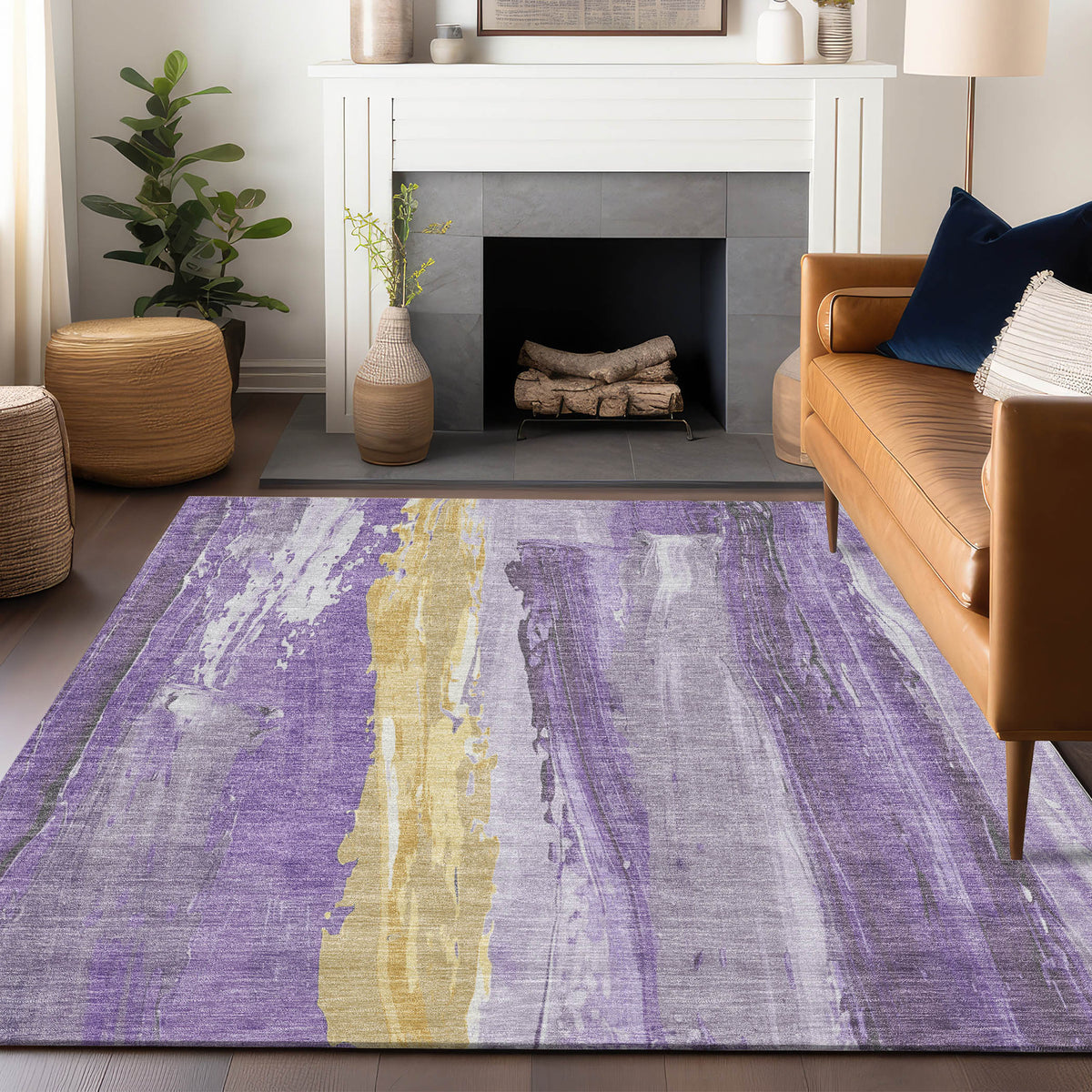 addison chantille acn1845 purple rug