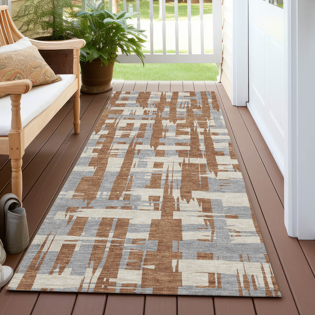 addison chantille acn1849 paprika rug