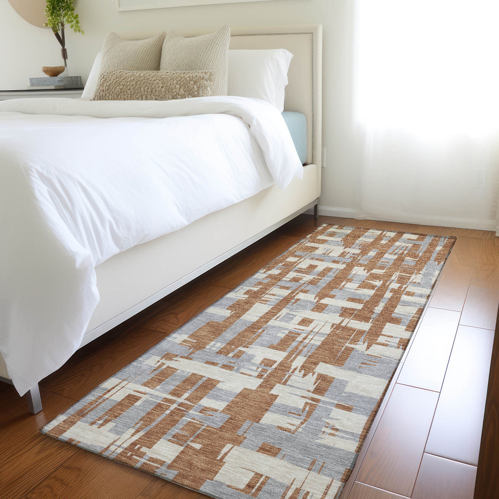 addison chantille acn1849 paprika rug