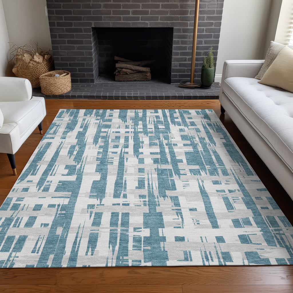 addison chantille acn1849 teal rug