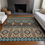addison chantille acn1851 brown rug