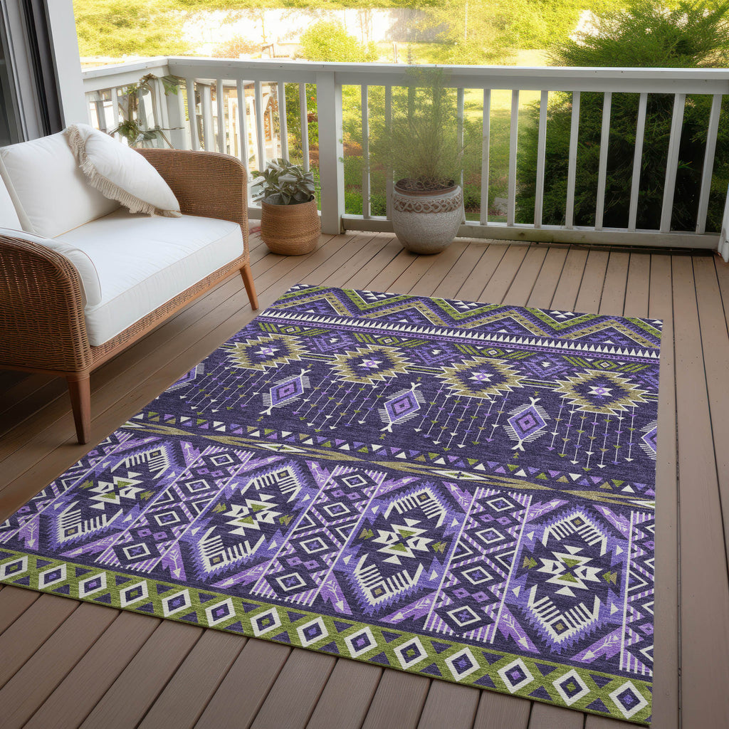 addison chantille acn1851 purple rug