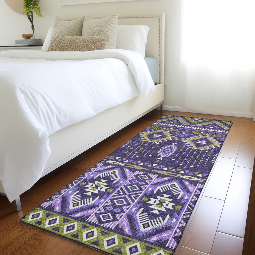 addison chantille acn1851 purple rug