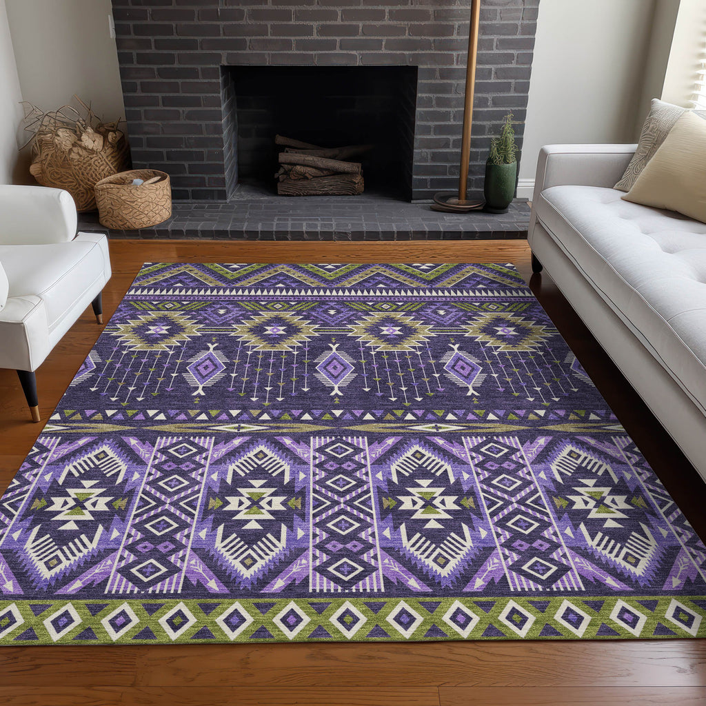addison chantille acn1851 purple rug