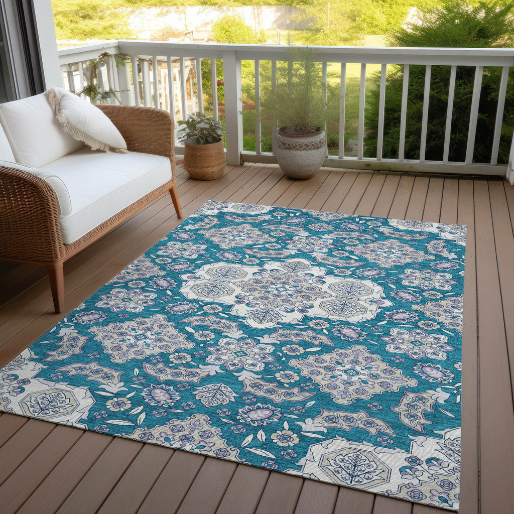 addison chantille acn1853 teal rug