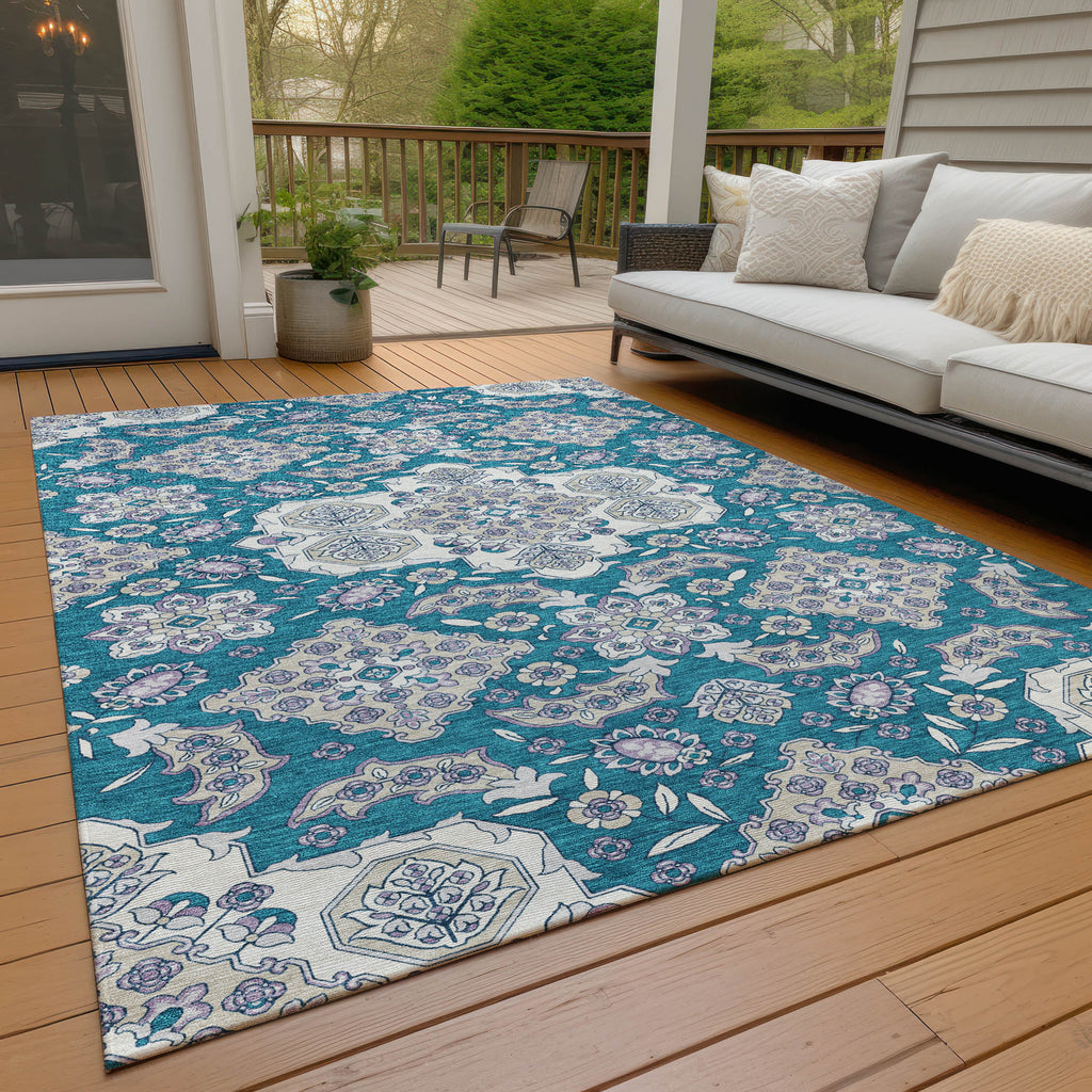 addison chantille acn1853 teal rug