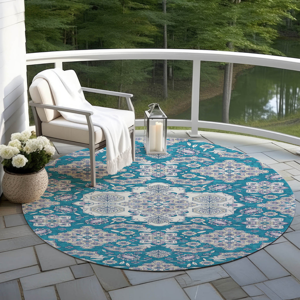 addison chantille acn1853 teal rug