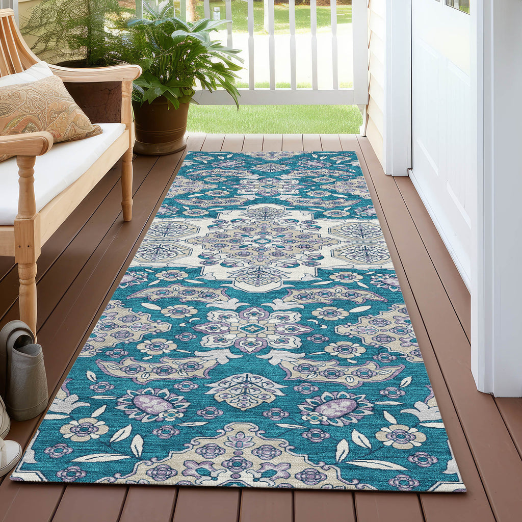 addison chantille acn1853 teal rug