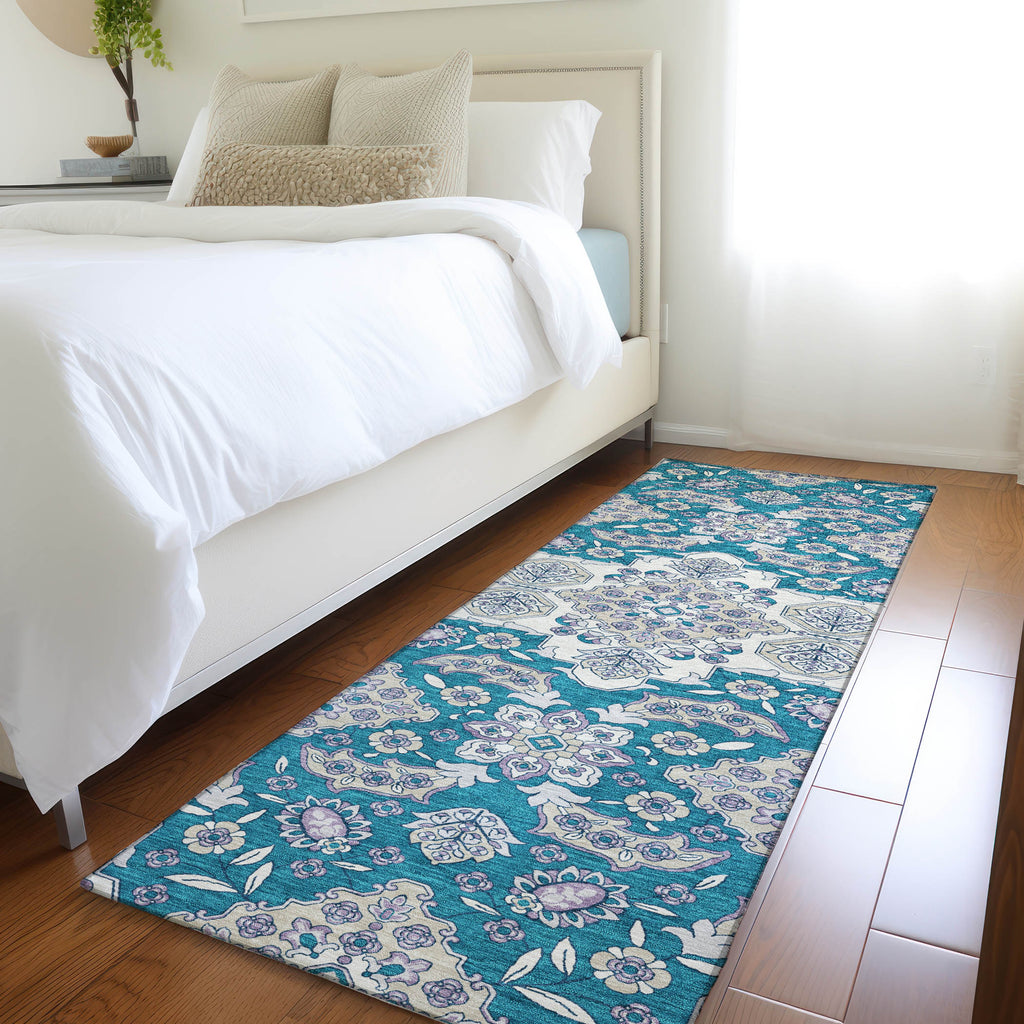 addison chantille acn1853 teal rug