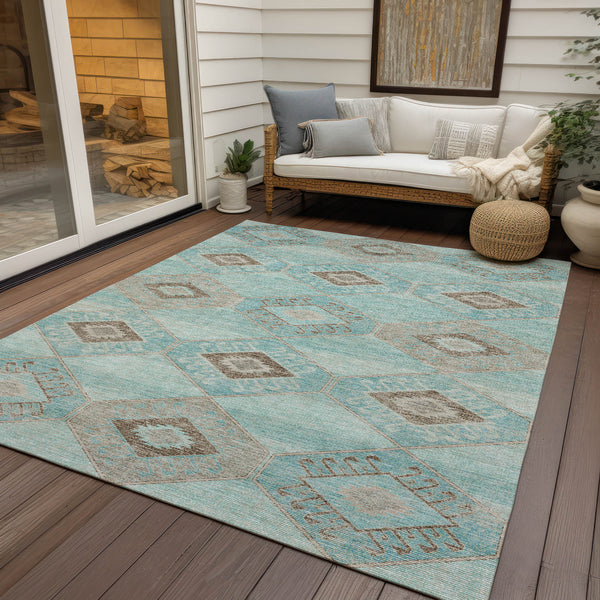 addison chantille acn1857 teal rug