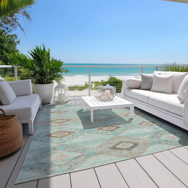 addison chantille acn1857 teal rug