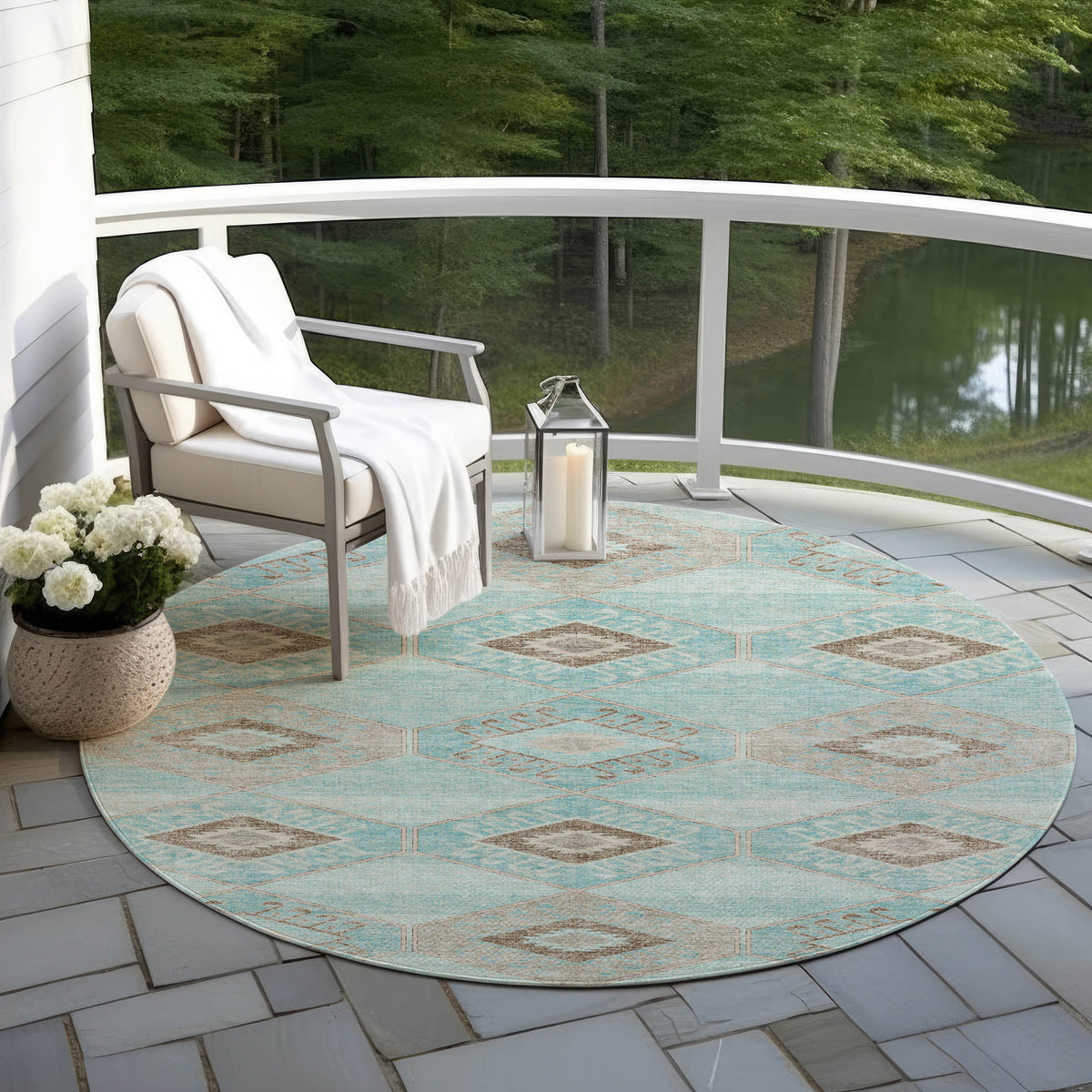 addison chantille acn1857 teal rug