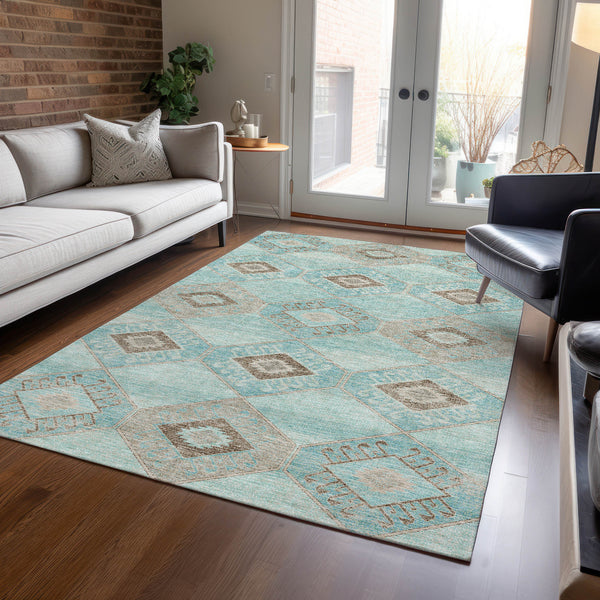 addison chantille acn1857 teal rug