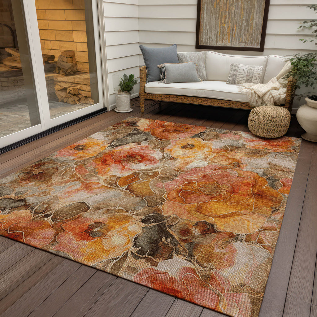 addison chantille acn1859 orange rug