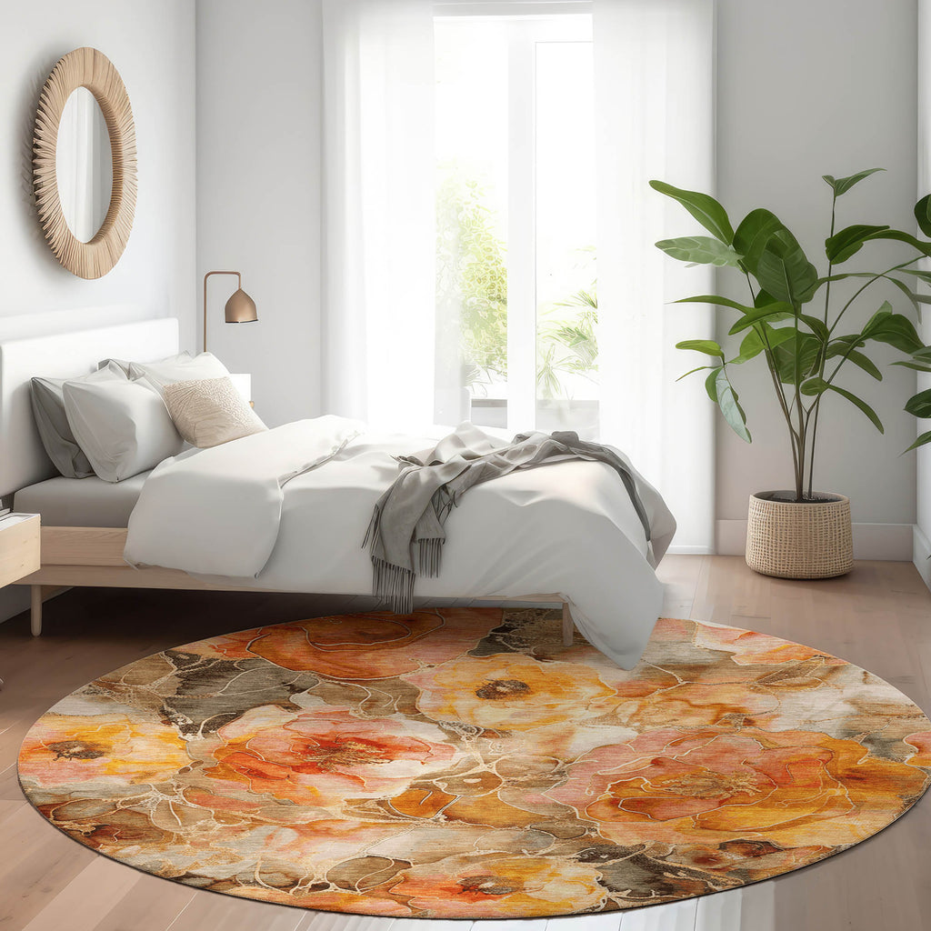 addison chantille acn1859 orange rug