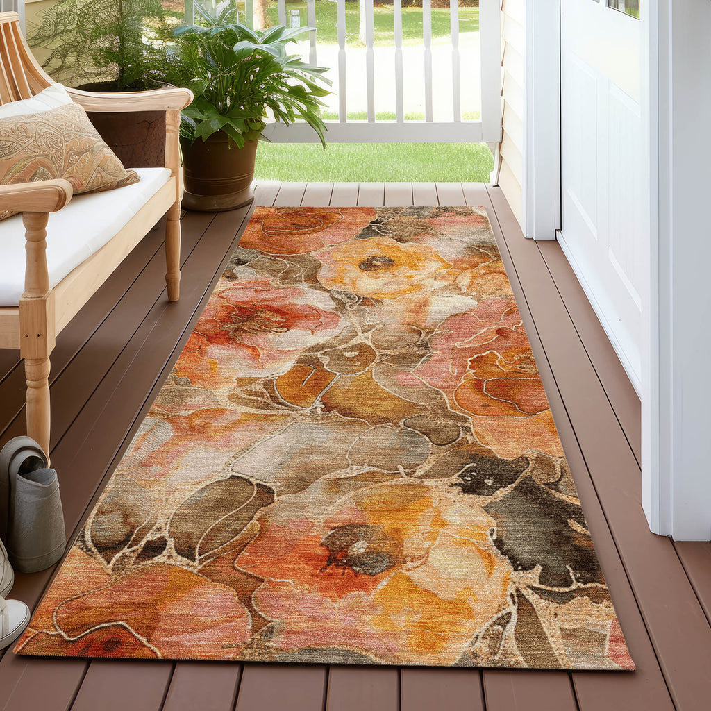 addison chantille acn1859 orange rug