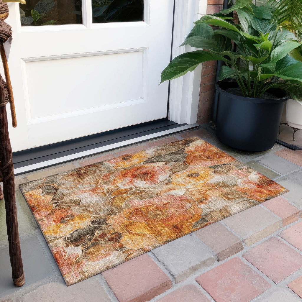 addison chantille acn1859 orange rug