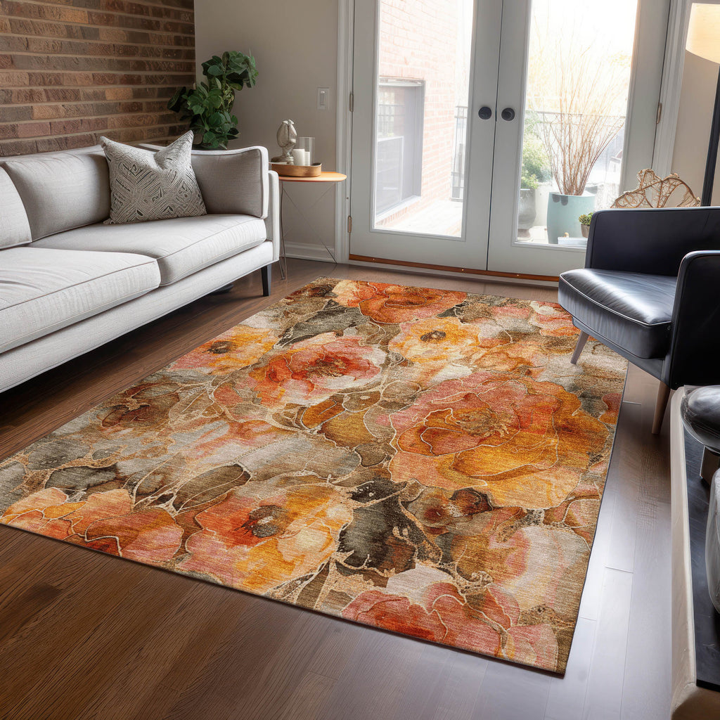 addison chantille acn1859 orange rug