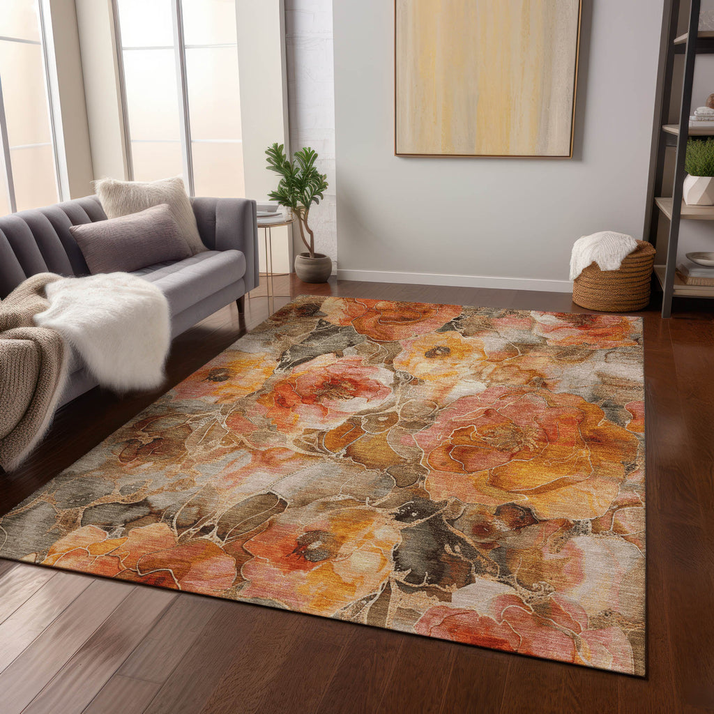 addison chantille acn1859 orange rug