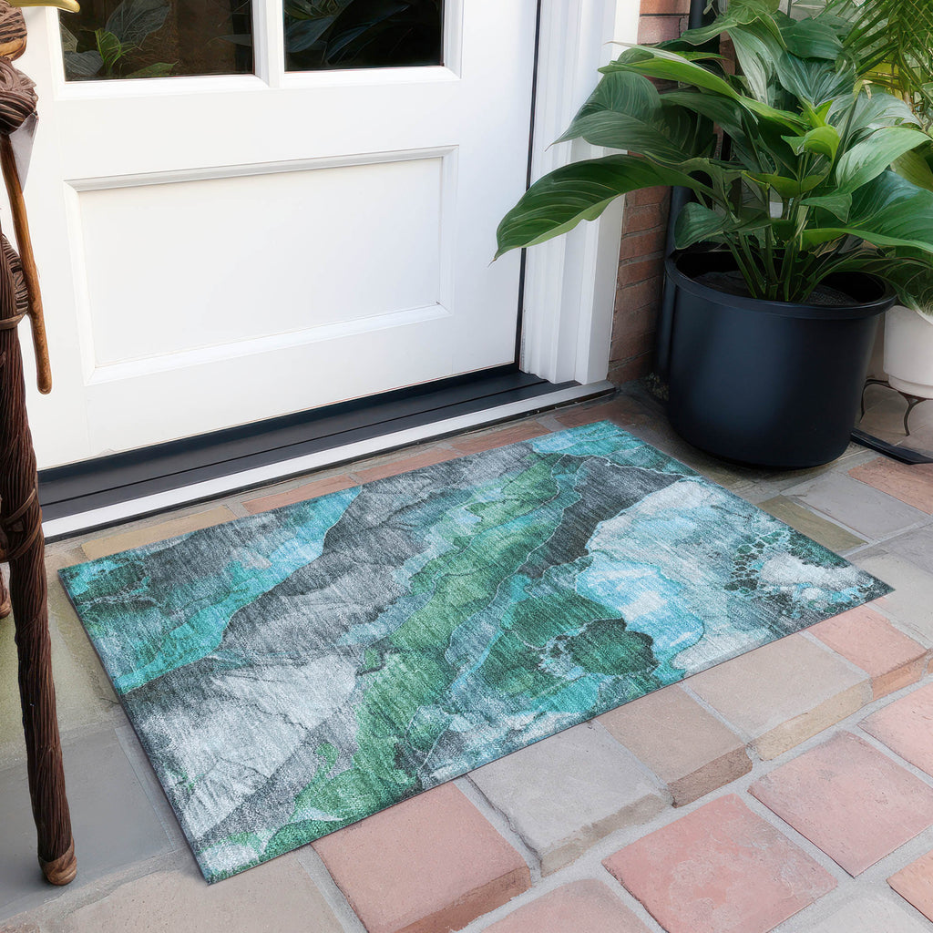addison chantille acn1864 teal rug