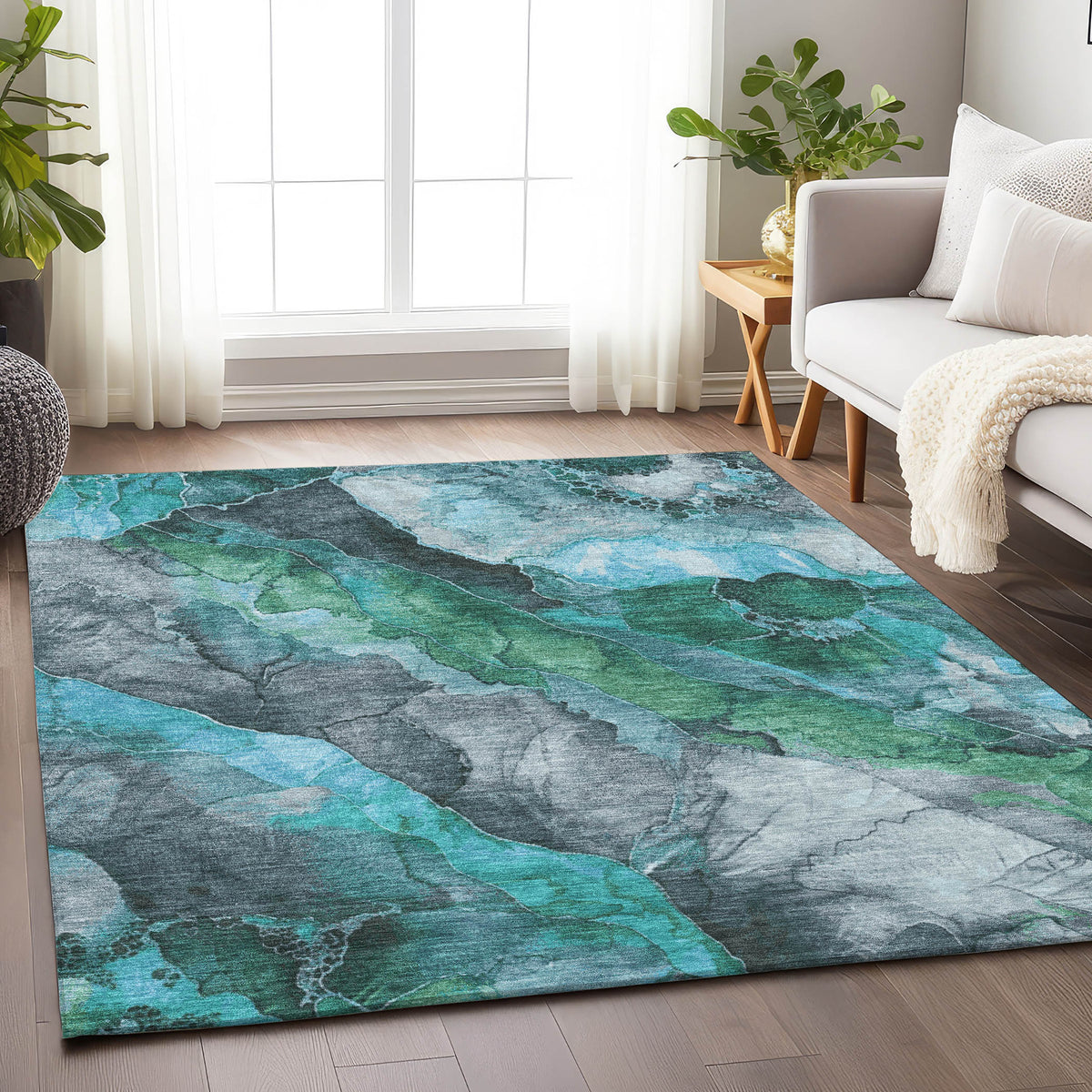 addison chantille acn1864 teal rug
