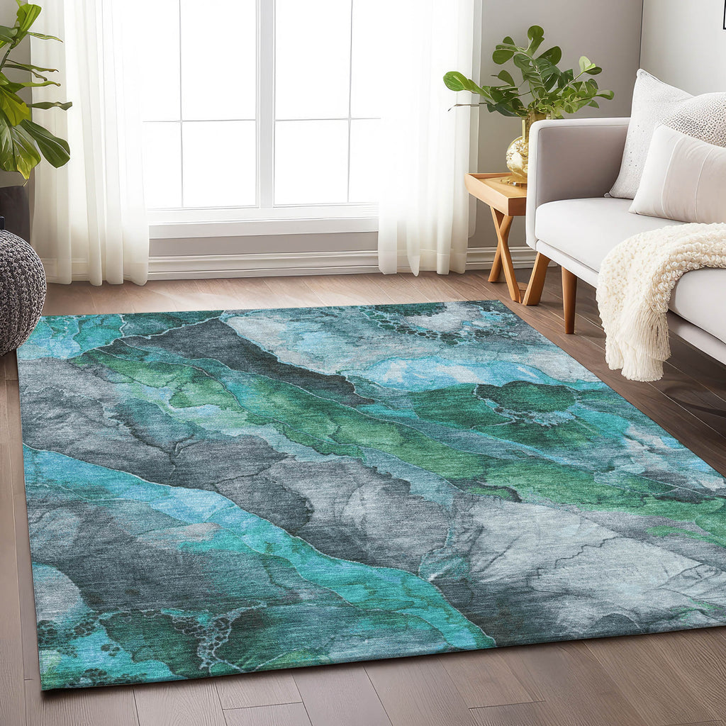 addison chantille acn1864 teal rug
