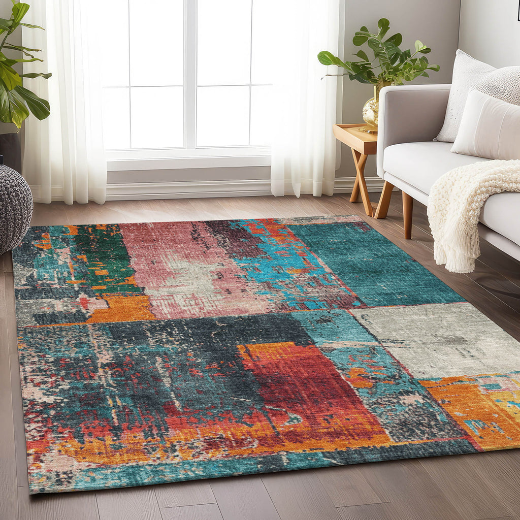 addison chantille acn1866 teal rug