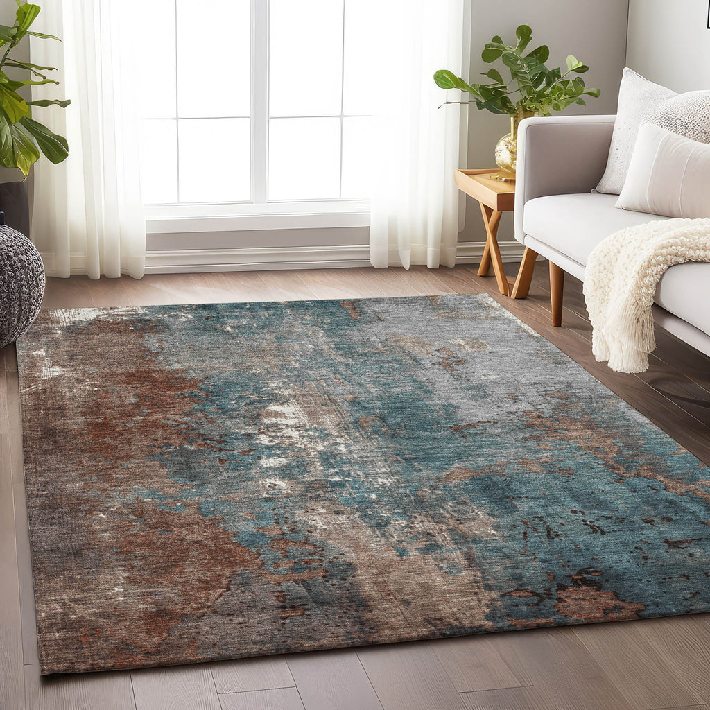 addison chantille acn1870 paprika rug