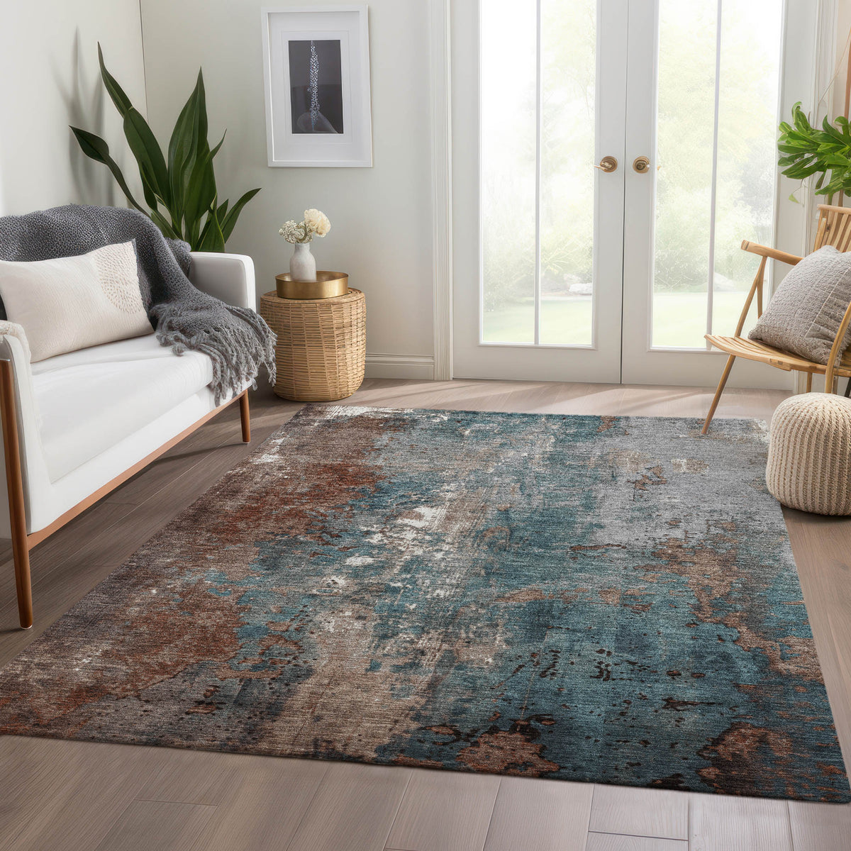addison chantille acn1870 paprika rug