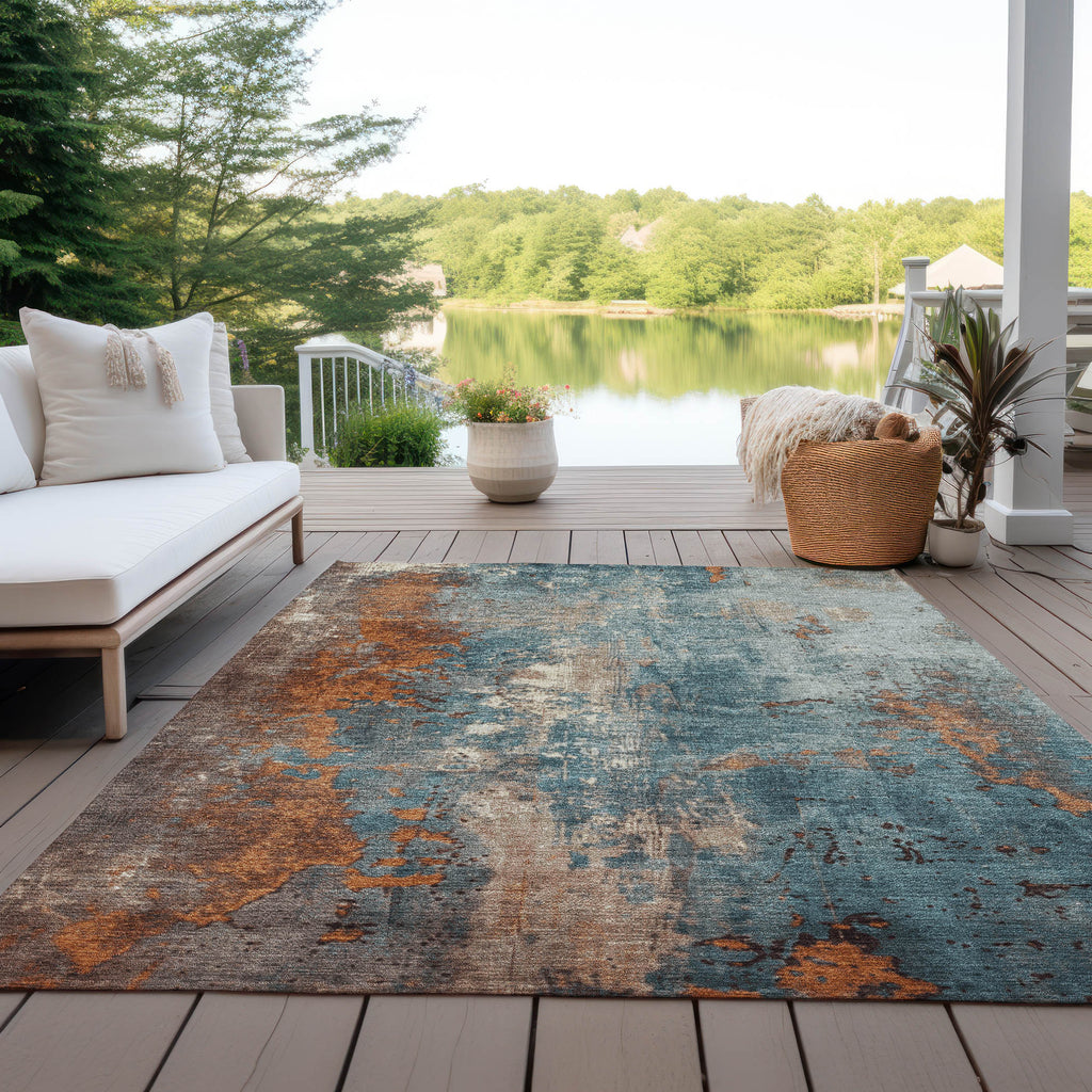 addison chantille acn1870 teal rug