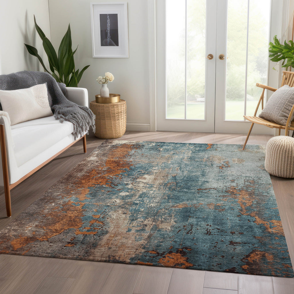 addison chantille acn1870 teal rug