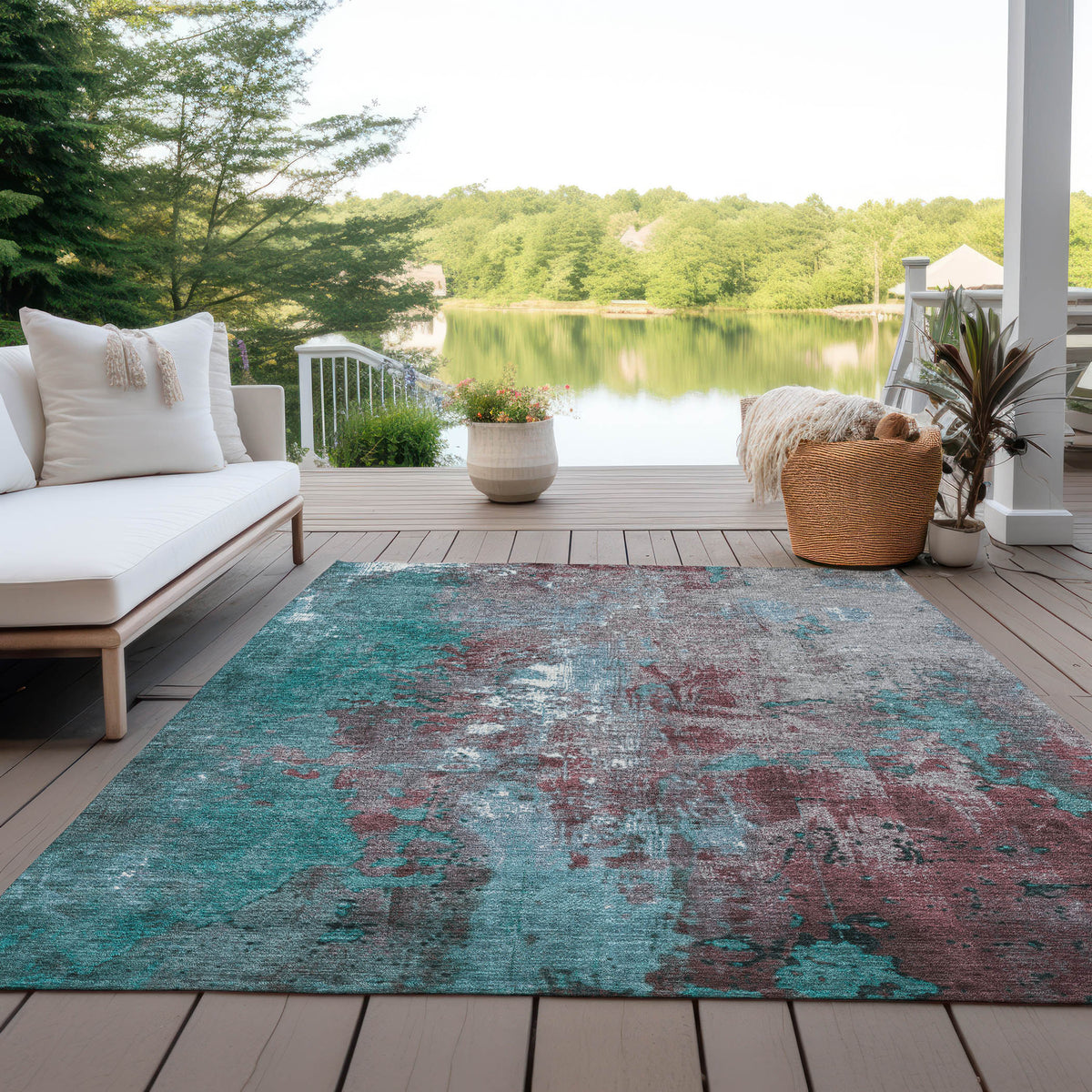 addison chantille acn1870 turquoise rug