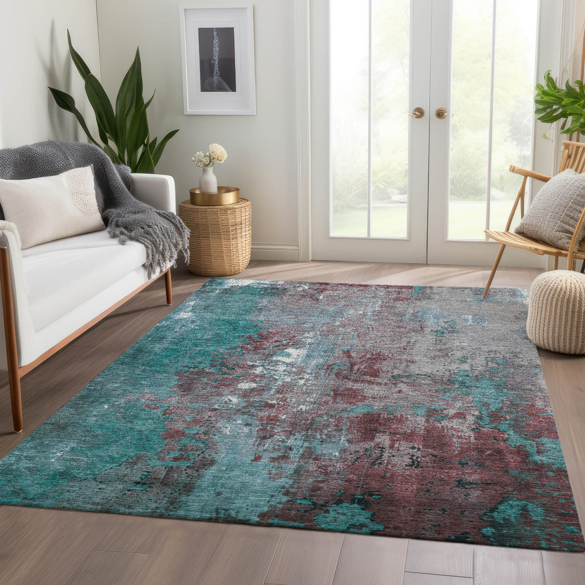 addison chantille acn1870 turquoise rug