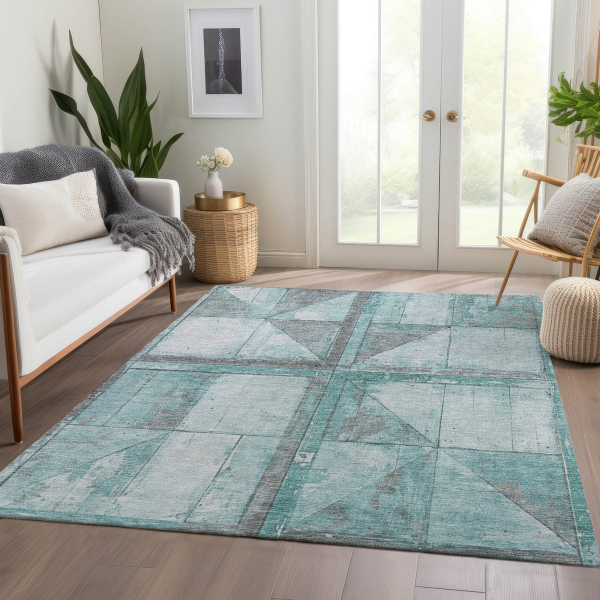 addison chantille acn1875 teal rug