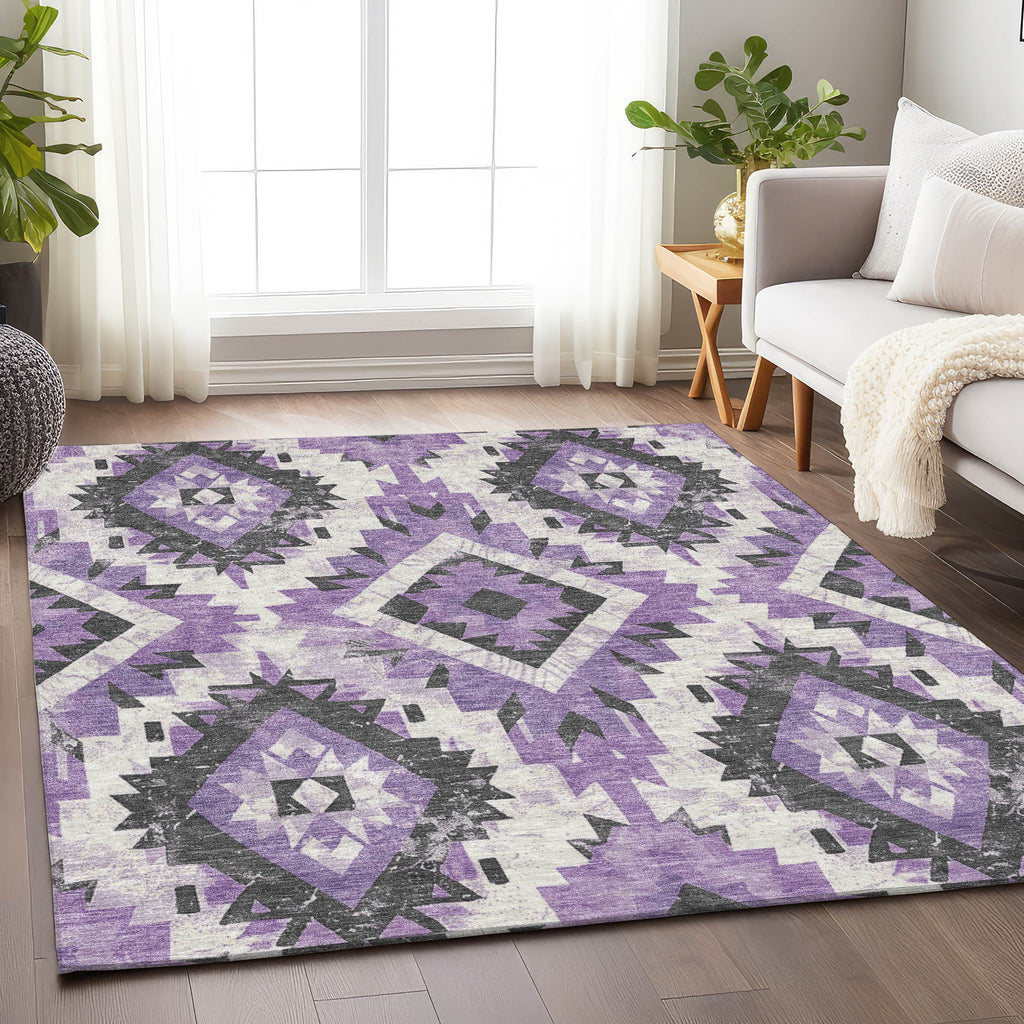 addison chantille acn1878 purple rug