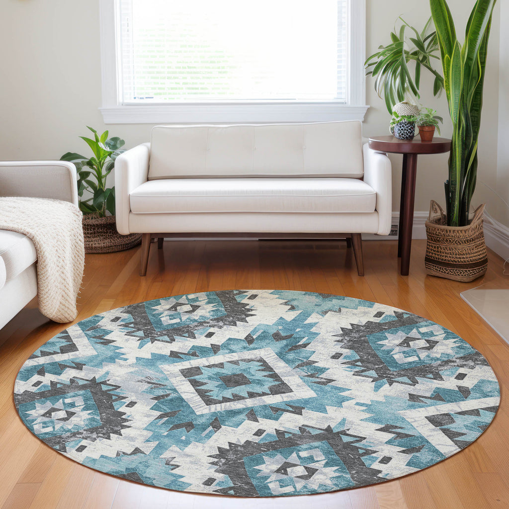 addison chantille acn1878 teal rug