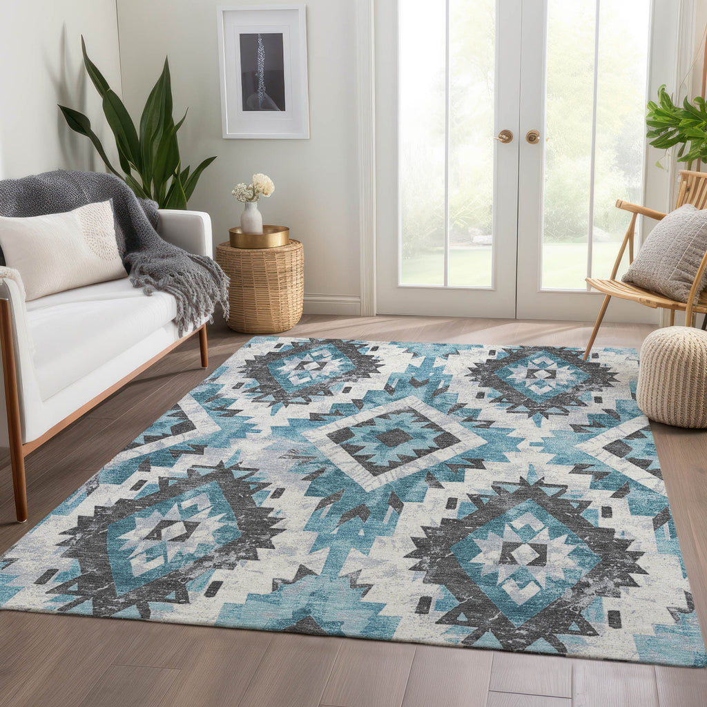 addison chantille acn1878 teal rug