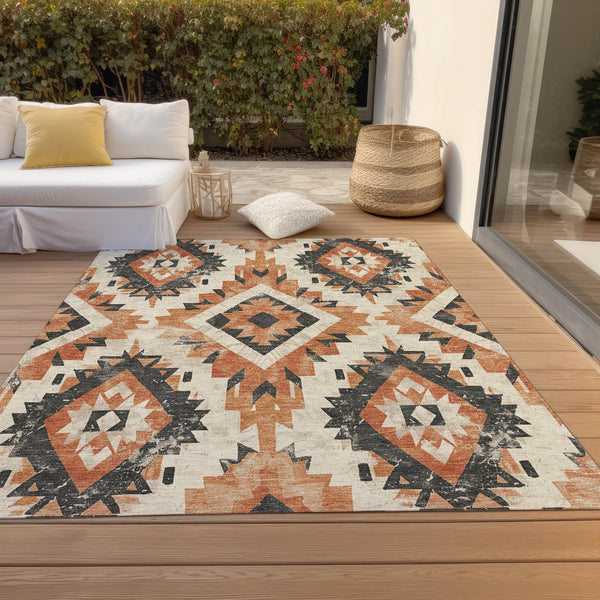 addison chantille acn1878 terracotta rug