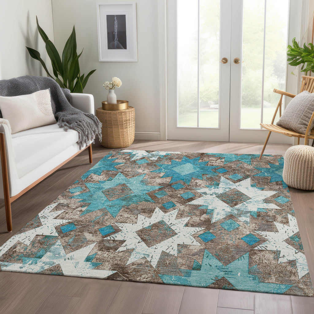 addison chantille acn1879 teal rug