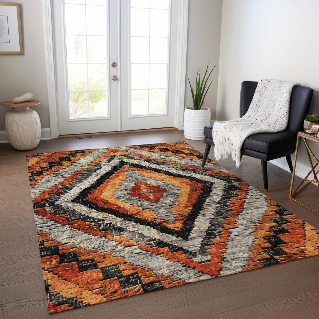 addison chantille acn1890 terracotta rug