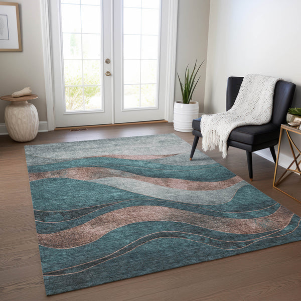 addison chantille acn1892 teal rug
