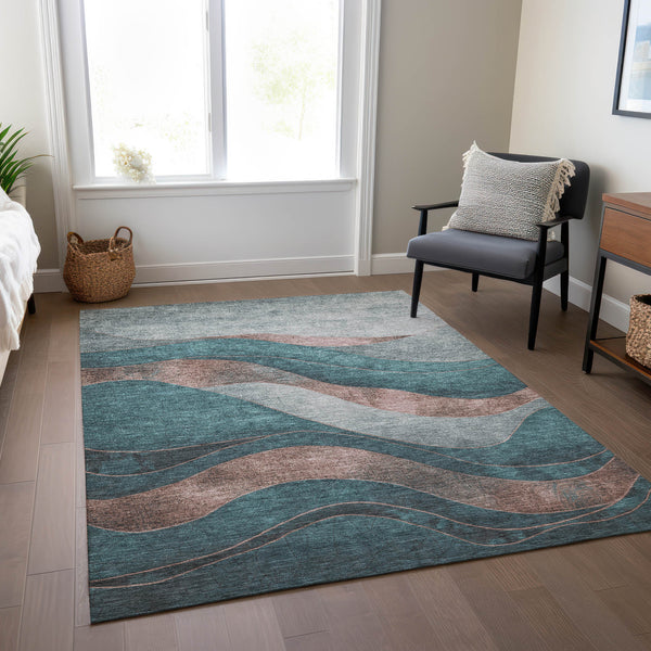 addison chantille acn1892 teal rug