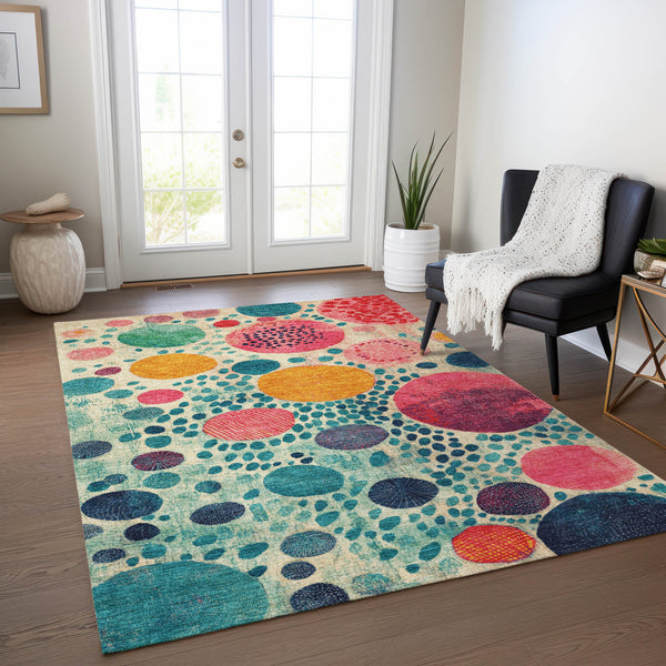 addison chantille acn1895 teal rug