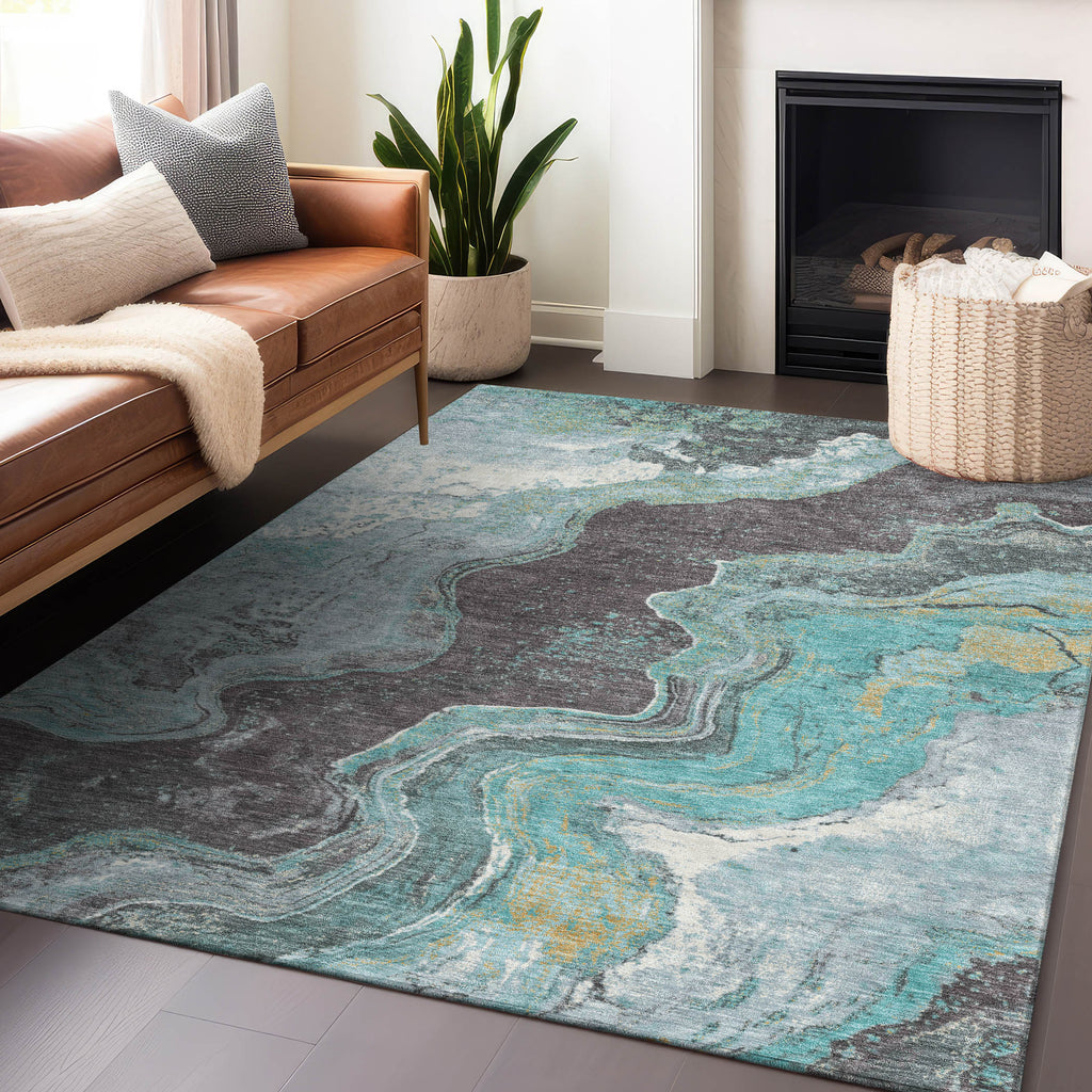 addison chantille acn1907 teal rug