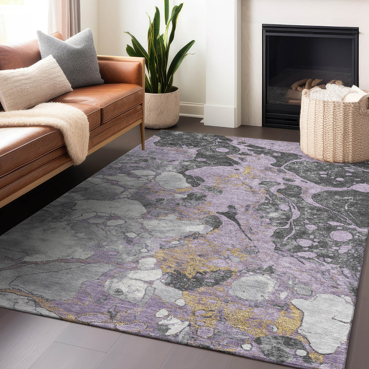 addison chantille acn1909 lavender rug