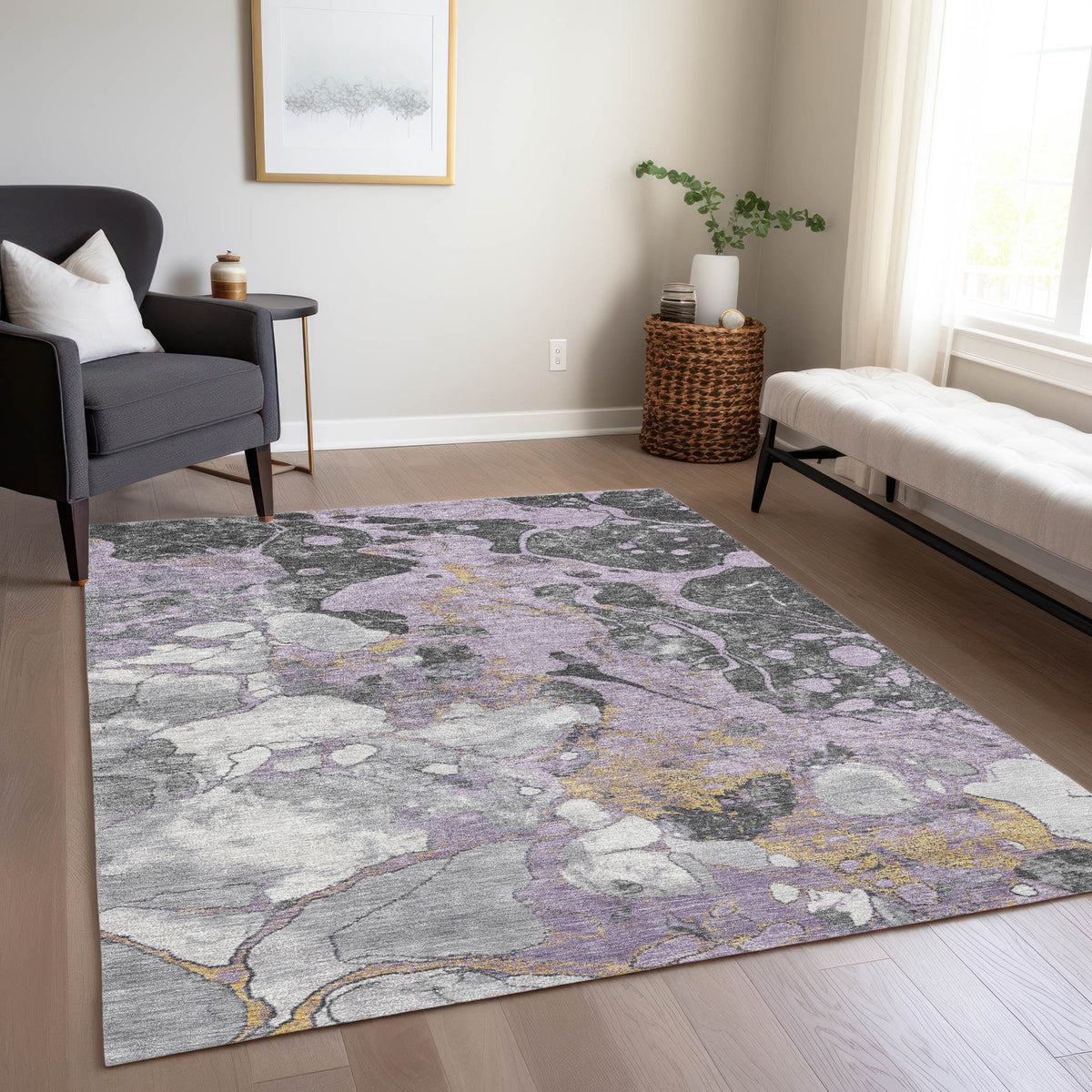 addison chantille acn1909 lavender rug