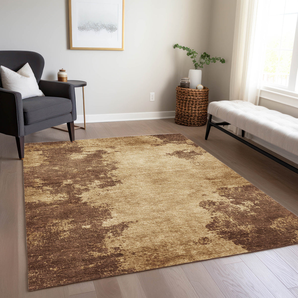 addison chantille acn1913 mocha rug