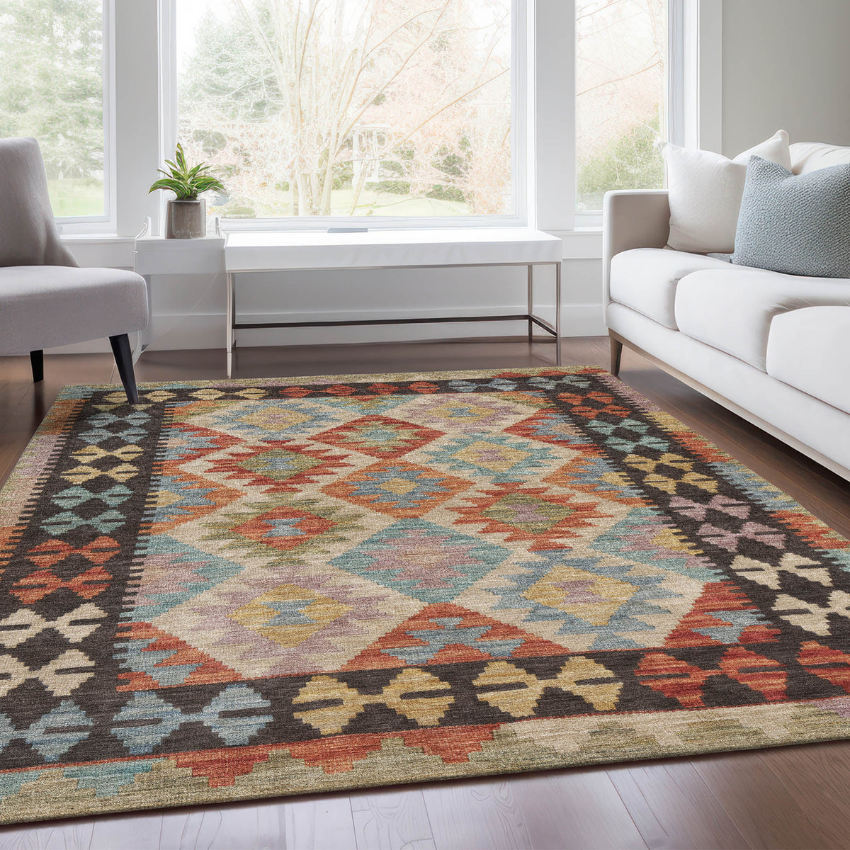 addison chantille acn1915 paprika rug