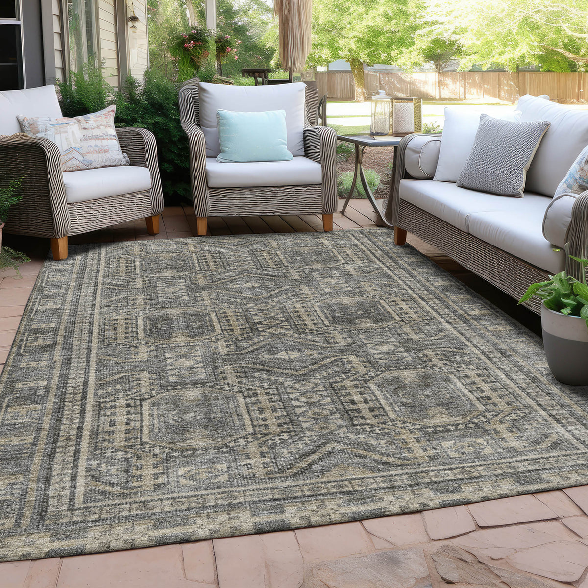 addison chantille acn1920 pewter rug