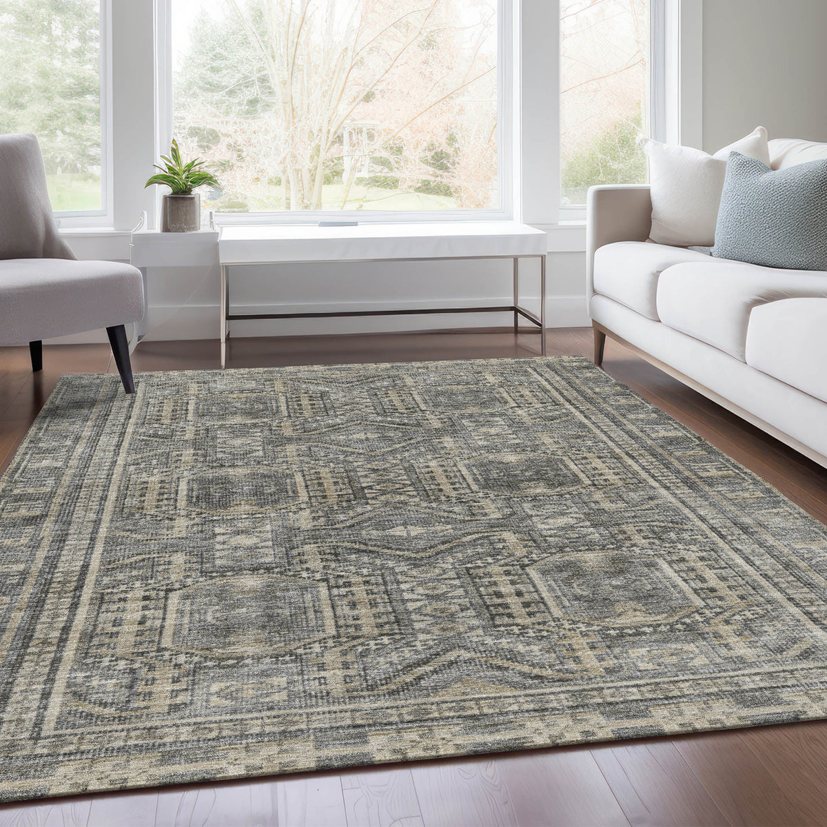 addison chantille acn1920 pewter rug